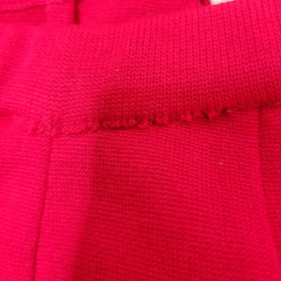 Vintage 1960s Sebastian Red Belted Jacket and Pant Suit With Gold Buttons Set - Picture 12 of 16